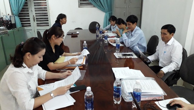 Đoàn kiểm tra Pháp luật lao động quận Ninh Kiều làm việc với Công ty Cổ Phần Fiditour - Chi nhánh Cần Thơ – Số 59 Võ Văn Tần, phường Tân An.